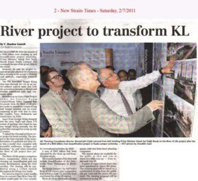 River project to transform KL