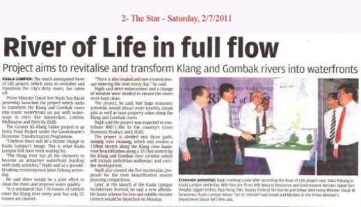 River of Life in Full Flow